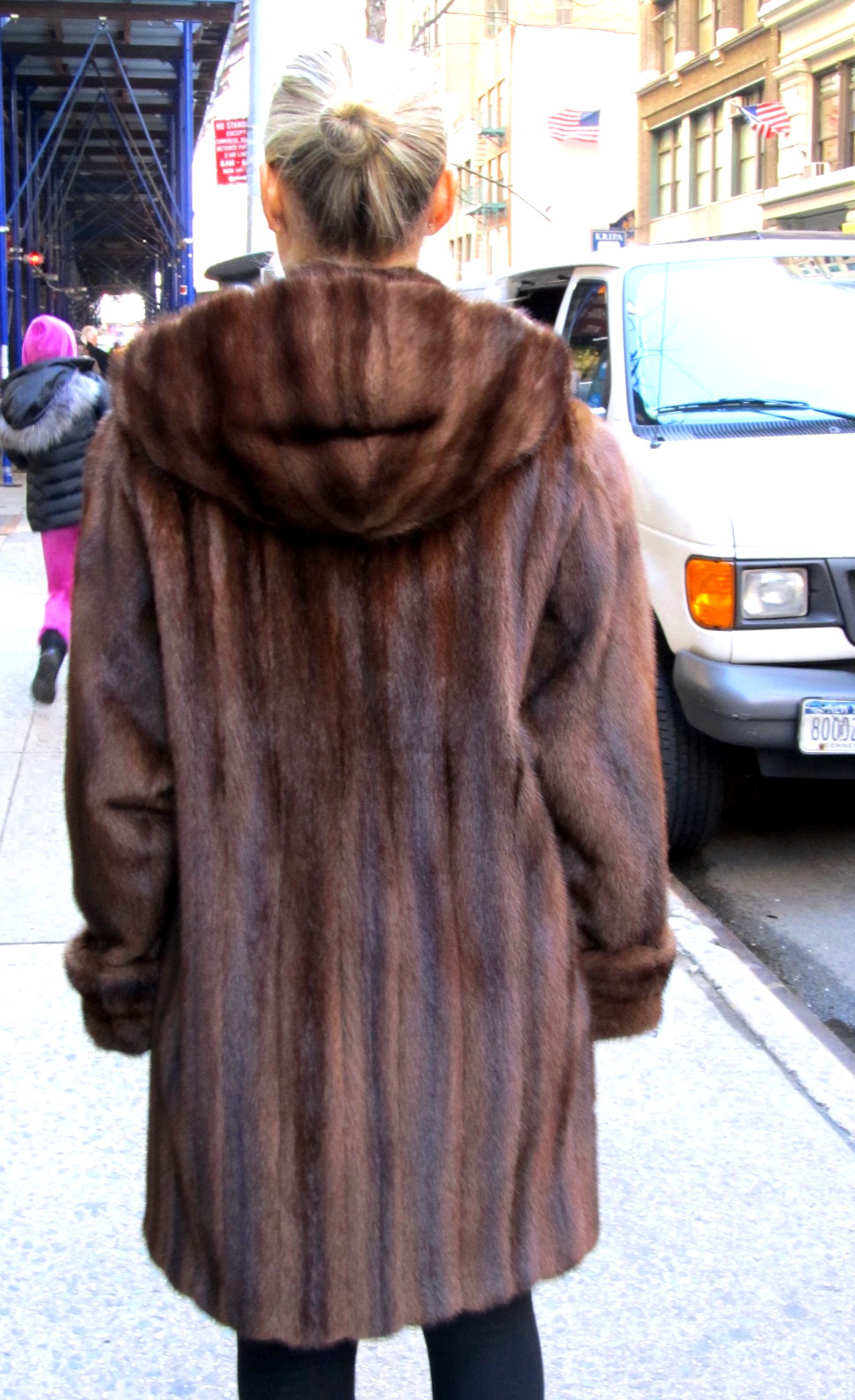 Day Furs Inc. Woman's Demi Buff 3/4 Coat