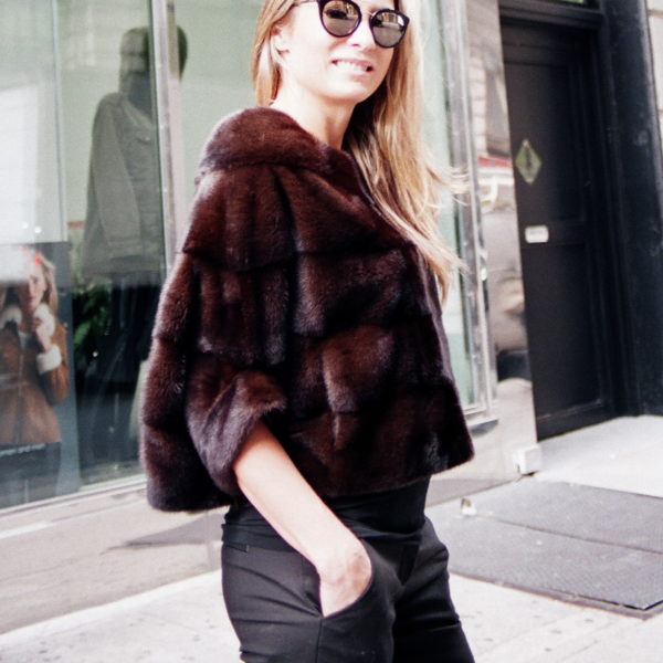New Natural Mahogany Female Mink Pullover ( size: Med) - Madison Avenue  Furs & Henry Cowit, Inc.