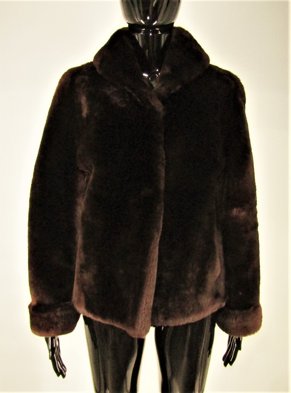 Pre-Owned Dyed Mouton Lamb Short Jacket (Size: 4-6) - Madison Avenue Furs &  Henry Cowit, Inc.