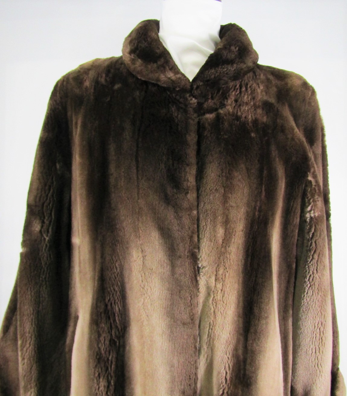 Pre-Owned Phantom Dyed Sheared Beaver Coat (Size: 10-12) - Madison 