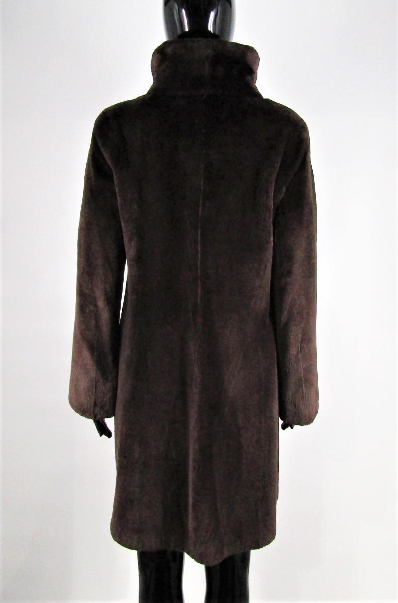 Michael Kors Designed Pre-Owned Matara Sheared Beaver 3/4 Coat (Size: 4) -  Madison Avenue Furs & Henry Cowit, Inc.